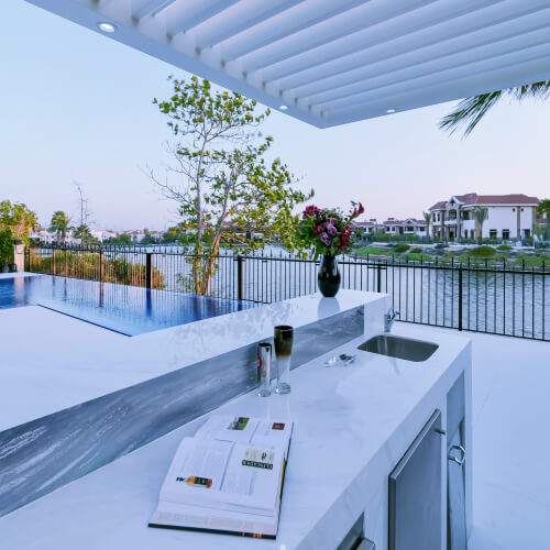 backyard pool and landscape design